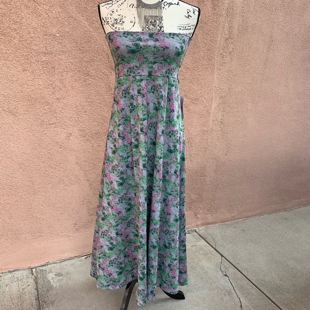 LulaRoe Maxi Skirt strapless Dress/ Skirt